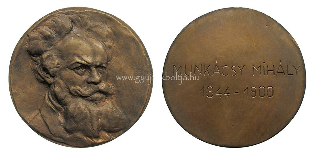 Ferenczy Béni: Munkácsy Mihály 1844-1900 emlékérem
